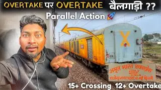 &ldquo;Ye hua na Speed 🚂☠️| Patna Ndls Amrit Bharat | Rajdhani Express से पंगा नहीं | Parallel Action&rdquo;