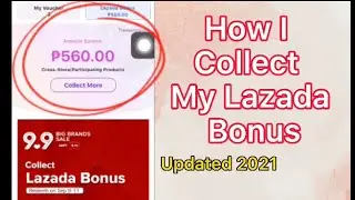 Step by step to Collect your Lazada Bonus  (part 2)