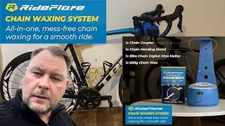 Система плавления мази для цепи велосипеда RideFlare &ndash; эффективное и удобное натирание цепи воско...