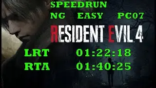 Speedrun/Спидран Resident evil 4 [pc07] NG Easy LRT (