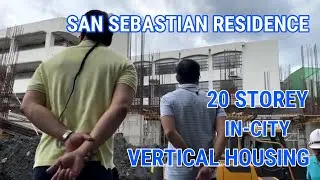 Yorme Inspect the ongoing construction of San Sebastian Residence