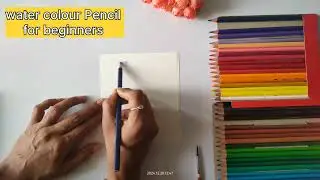 Water Colour Pencil for Beginners |New Year New Medium | Kinjal Artspace