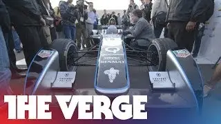 The first Formula E electric race car
