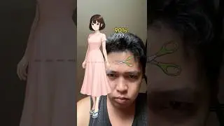Cut dress tiktok filter #trend #filter