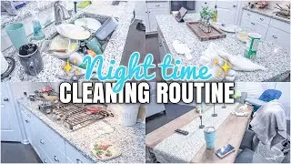COMPLETE DISASTER CLEANING | NIGHT TIME CLEANING ROUTINE | AFTER DARK CLEAN WITH ME | MESSY HOUSE