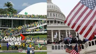 Brazil capital riots eerily similar to US Capitol attack in 2021