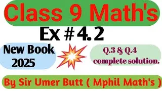 Class 9 Maths Chapter 4 Exercise 4.2 | New Syllabus 2025-26 | Important Questions