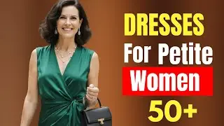 Elegant and Flattering Dresses for Petite Women Over 50 Years