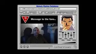 You're under arrest / Taiho Shichauzo AnimEigo dub actor interview Dj Dave Underwood (Rest in peace)