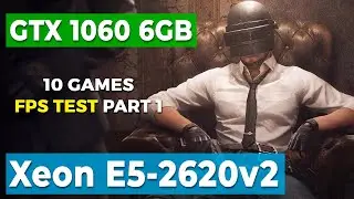 Komputer do gier Xeon e5-2620 v2 + GTX 1060 FPS TEST(DOTA/WOT/CSGO/MINECRAFT/FORTNITE/FORZA/PUBG)