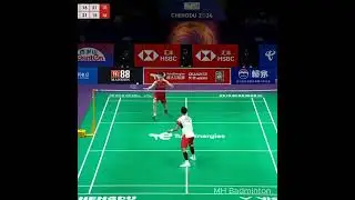 Jonathan Christie impressed all the audience in the Thomas Cup Finals 2024 #shorts #badminton