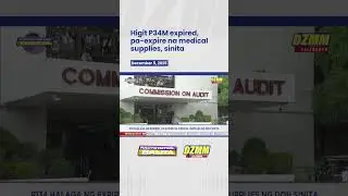 Higit P34M expired, pa-expire na medical supplies ng DOH sinita