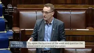 Deputy Peter Fitzpatrick - Order of Business  - 16.10.2018