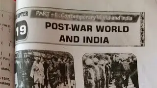 10th class Social Studies 19th chapter (Post - War World And India) questions and answers all blanks
