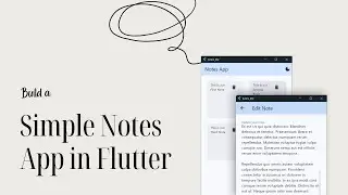 Flutter Mini Class #10 &mdash; Build a Simple Notes App from Scratch