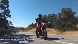 Prueba dinámica Ducati Hypermotard - Motorpasión Moto