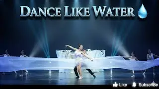 Dance Like Water 💧 | Flowing Fabric Dance Performance | #viral #dance #video 
