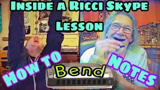 Как сгибать ноты внутри Ricci: урок по Skype с Колином Кирби
