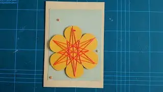 Teapot Tuesday. Week 42: Flower string art.