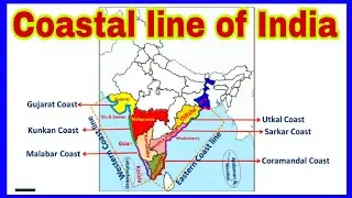 How to Learn Coastal line of India