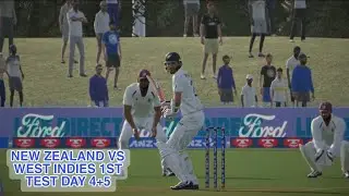 New Zealand vs West Indies 1st test day 4+5 highlights in cricket 26