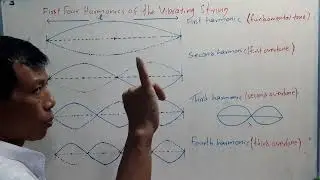 Grade(11) Chapter(6) First Four Harmonics of Vibrating String