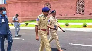 Sri C.V. Anand, IPS Commissioner of police, Hyderabad City Visited New Telangana Secreteriate