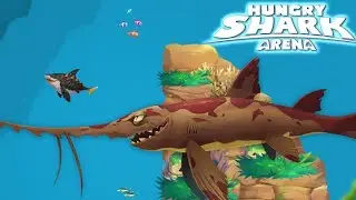 NINJA 🥷 SHARK GAMEPLAY || Hungry Shark Arena