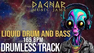 Liquid Drum & Bass - Drumless Track | 165 BPM | Play Along for Drummers