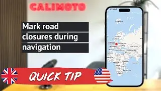 Mark road closures during navigation