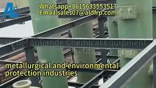 Mannheim Furnace Process Potassium Sulphate Plant. HCL Hydrochloric acid absorption， FRP Scrubber.