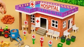 Hospital overload - diy tractor making mini Hospital with bricks science project new 2025