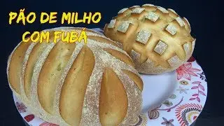PÃO DE MILHO COM FUBÁ