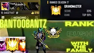Road To 2K SUBs | Rank Push | BantooBantz | Free Fire Live