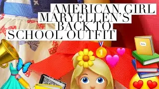In-Depth Review / Unboxing Maryellen&rsquo;s BTS Back To School Outfit AG American Girl - Adorable!