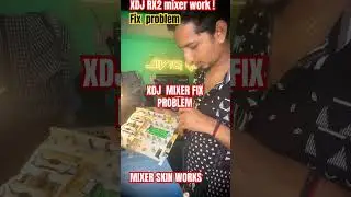 Xdj rx2 mixer fix problem #ytshorts #youtubeshorts #skin skin replacement