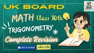 Uttarakhand board| CBSE board|class 10th| complete trigonometry revision 