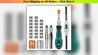 Repair Thread Set 9/16 inch Bicycle  thread Tapping device Cycle Crank Saver Kit Pedal Thread