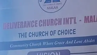 WORD AT DELIVERANCE CHURCH INT'L MALAA BY REV JULIUS MWANGI