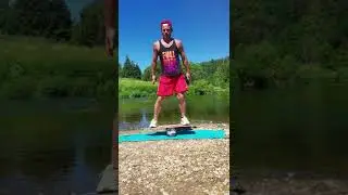 Balance board workout #shorts Bee Gees - Stayin Alice by ViK SHAKE