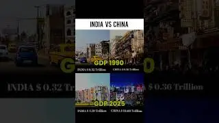India vs China GDP 2025 | Economy Comparison 🇮🇳🇨🇳 #IndiaGDP