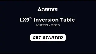Teeter FitSpine LX9 Assembly Instructions