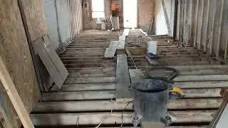 Prepping the Second Floor for our 2-hour fire rating