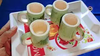 Bamboo cup making | bamboo craft