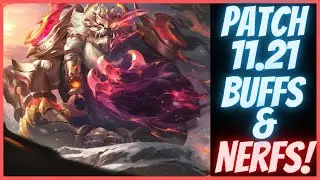 PATCH 11.21 BUFFS & NERFS!! VIEGO BUFFS AND GOREDRINKER CHANGE!!| League of Legends