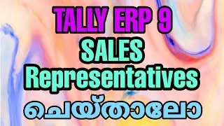 Tally erp9 Sales Representative ,  Malayalam (chapter 11)