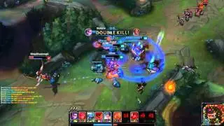 First Pentakill on the new Summoners Rift - Vayne