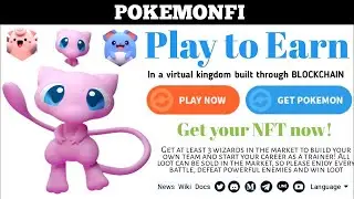 🎮Pokemonfi Play 2 Earn Project Review | How To Buy Eggs, Hath, Sync & Play ✓ | Live Play Tutorial 🤑💰