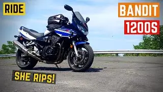 Cheap Bandit 1200s Backroads Rip!!  Such A Great Bike!