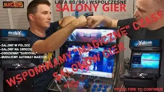 SALONY GIER !!! NOSTALGICZNY POWROT DO LAT 80/90. Magiczne czasy ARCADE !!!